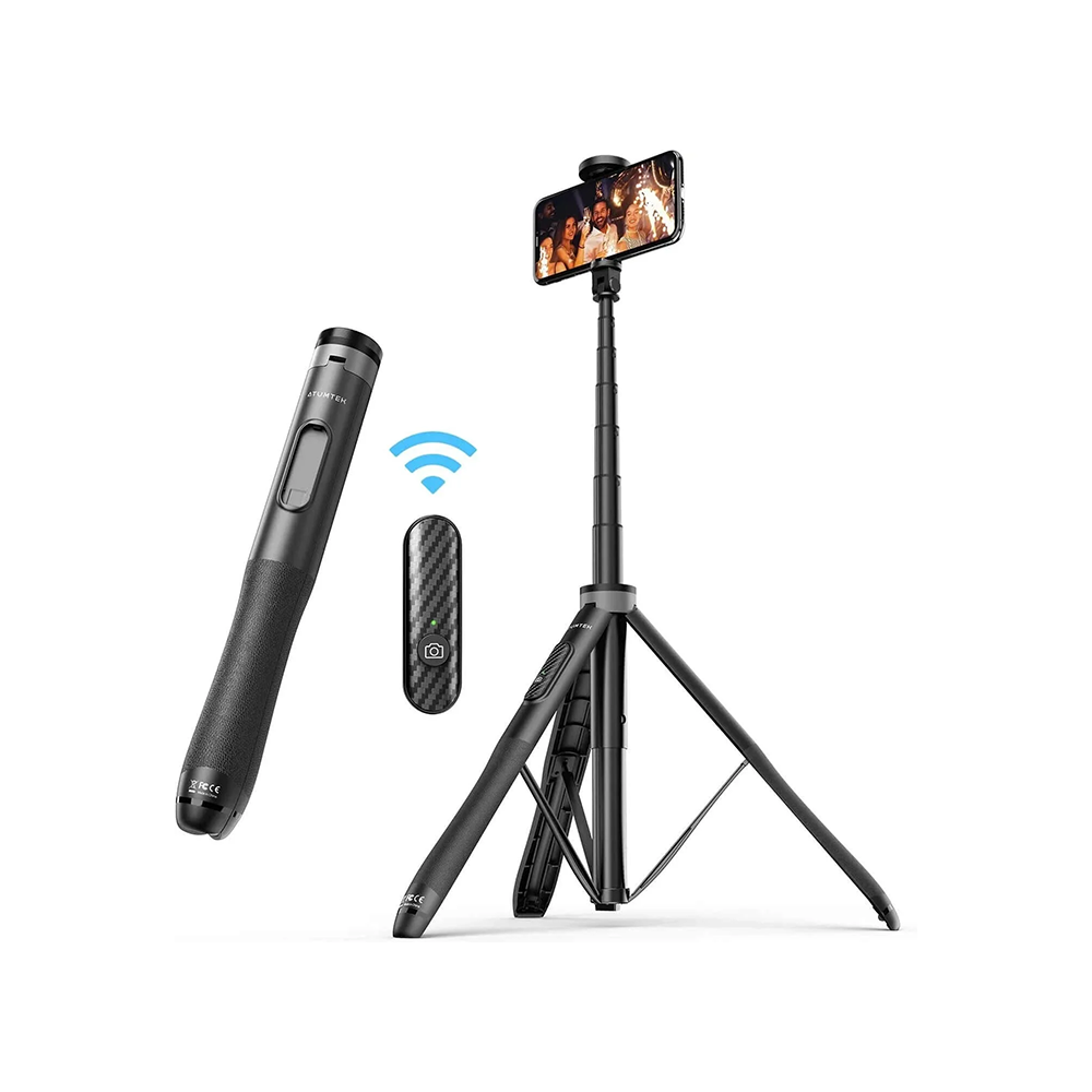 Premium Pro 51 pollici Treppiede per telefono Selfie Stick